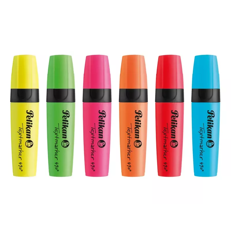Marker Pelikan Textmarker 490 Multicolour 6 tk
