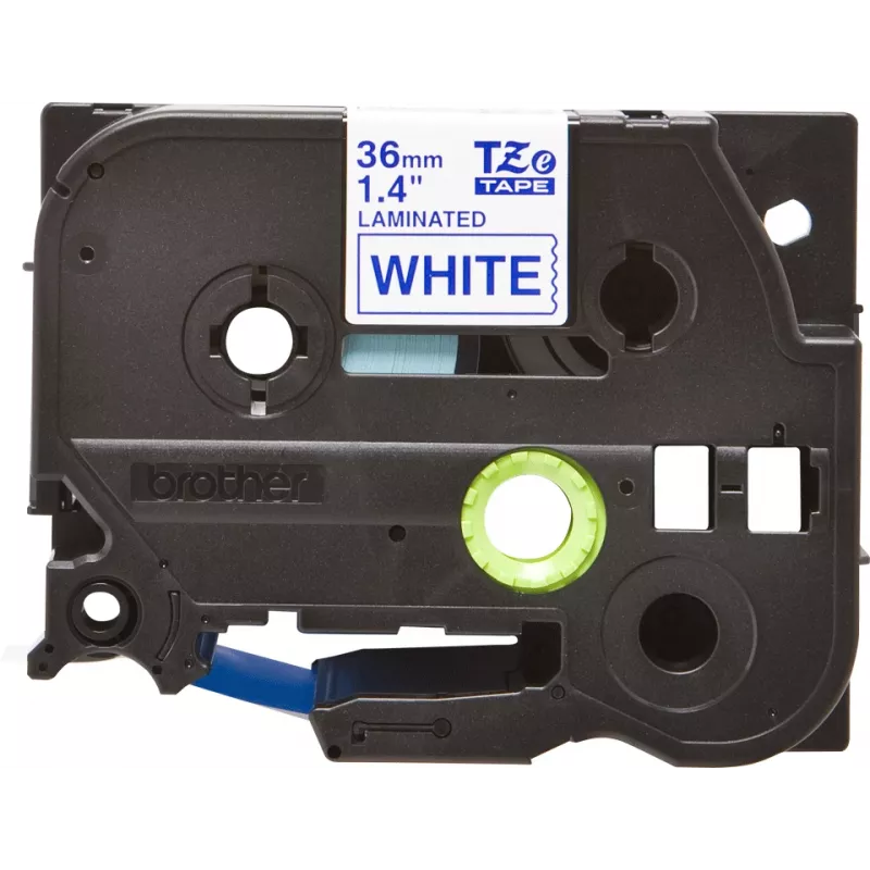 Label tape Brother TZe263 36mm Blue on Valge