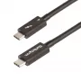 StarTech.com 1,6 jala pikkune Thunderbolt 4 kaabel - 40 Gbps - 100 W PD - 4K/8K video - Inteli sertifitseeritud Thunderbolti kaabel - Ühildub USB 4/Thunderbolt 3/USB 3.2/USB USB-C/DisplayPortiga