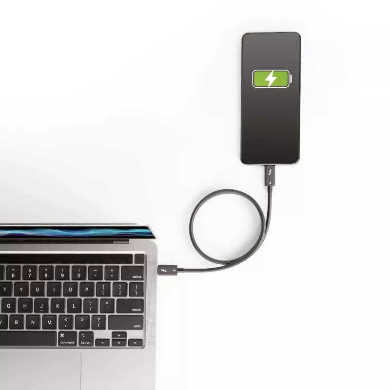 StarTech.com 1,6 jala pikkune Thunderbolt 4 kaabel - 40 Gbps - 100 W PD - 4K/8K video - Inteli sertifitseeritud Thunderbolti kaabel - Ühildub USB 4/Thunderbolt 3/USB 3.2/USB USB-C/DisplayPortiga
