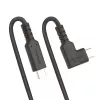 StarTech.com 3ft (1m) Robustne nurga-USB-C kaabel, USB 3.2 Gen 2 (10 Gbps), täisfunktsionaalne USB-C–USB-C andmeedastuskaabel, 4K 60Hz DP Alt Mode, 100W toiteedastus – 90-kraadine USB USB-C kaabel