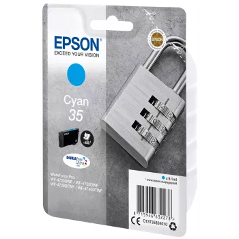 Epson Padlock Singlepack tsüaan 35 DURABrite Ultra Ink