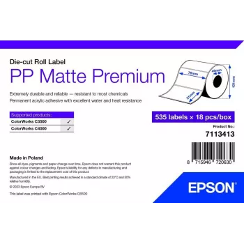 Isekleepuv printerisilt Epson 7113413 valge 7,6x5,1 cm