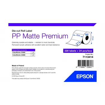 Isekleepuv printerisilt Epson 7113414 Valge 7,6x12,7 cm