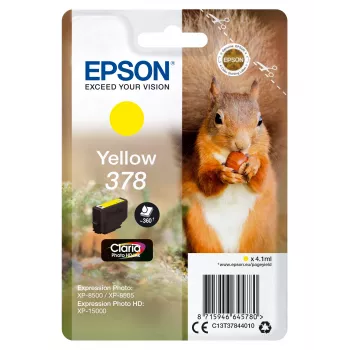Kassett Epson 378 Kollane 360 lehekülge Tint C13T37844010