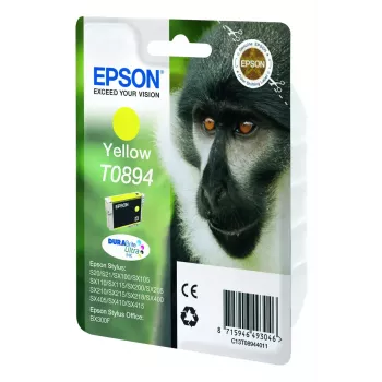 Epson Monkey Singlepack kollane T0894 DURABrite Ultra Ink