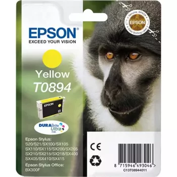 Epson Monkey Singlepack kollane T0894 DURABrite Ultra Ink