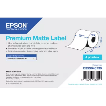 Pidevsilt Epson C33S045739 printerisilt valge