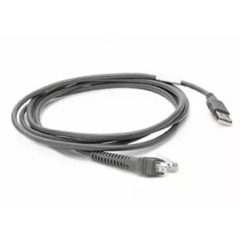 Zebra CBA-U21-S07ZBR jadakaabel Must 2.1 m USB EAS