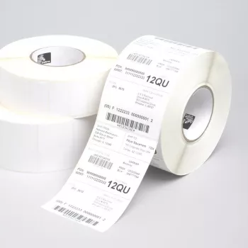 Zebra Z-Perform 1000T valge isekleepuv printerisilt