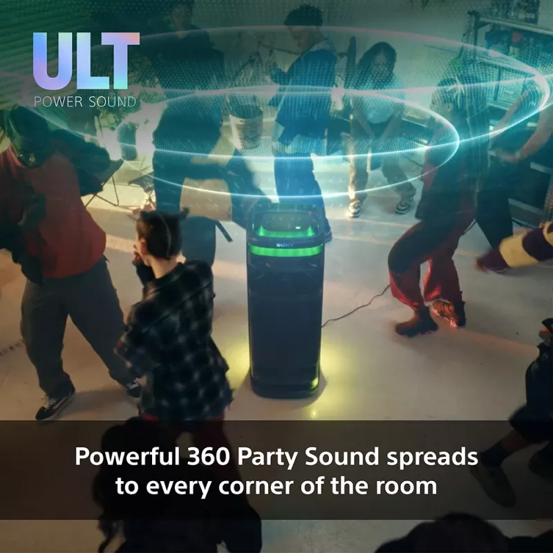 Kõlar Sony SRS-ULT1000 ULT TOWER 10 — 139 W, Bluetooth, kaasaskantav, must
