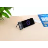 Manhattan akupank integreeritud USB-C pistikuga, 5000 mAh, kuni 10 W väljundvõimsus, tugijalg kasutamiseks laadimistelefonihoidikuna, must, üheaastane garantii