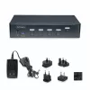 StarTech.com 4-pordiline DisplayPort KVM-lüliti, üks 4K 60Hz monitor, 6 USB-porti, nupu- ja kiirklahvivahetus, DisplayPort 1.2, OS-sõltumatu, TAA ühilduv