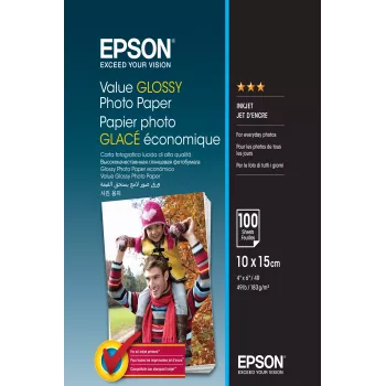 Epson Value läikiv fotopaber - 10x15cm - 100 lehte