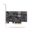 StarTech.com 5-pordiline USB PCIe-kaart, USB 3.2 10 Gbps, PCI Express kaart 4x USB-C pordi ja 1x USB-A sisemise pordiga, USB PCIe-kontrollerkaart, Windows/macOS/Linux