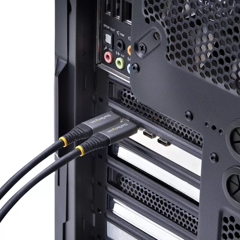 StarTech.com 5-pordiline USB PCIe-kaart, USB 3.2 10 Gbps, PCI Express kaart 4x USB-C pordi ja 1x USB-A sisemise pordiga, USB PCIe-kontrollerkaart, Windows/macOS/Linux