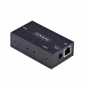 StarTech.com 1-pordine jada-Ethernet-adapter, IP seadmeserver kaug-RS-232 seadmete jaoks, seinale/DIN-liistule paigaldatav, metallkorpus, RJ45 LAN-DB9 jadamuuundur