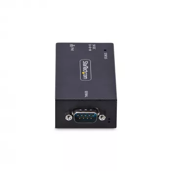 StarTech.com 1-pordiline jada-Etherneti adapter, 802.3af PoE IP jadaseadmeserver RS232 kaugseadmetele, seinale/DIN-liistule paigaldatav, RJ45 LAN-DB9 jadamuundur, TAA