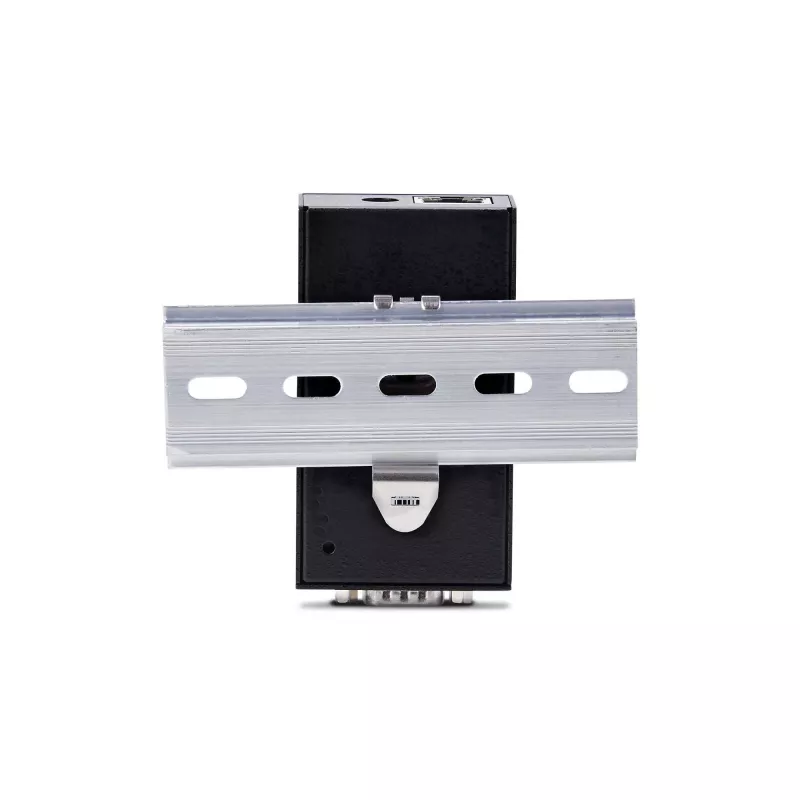 StarTech.com 1-pordiline jada-Etherneti adapter, 802.3af PoE IP jadaseadmeserver RS232 kaugseadmetele, seinale/DIN-liistule paigaldatav, RJ45 LAN-DB9 jadamuundur, TAA