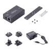 StarTech.com 1-pordiline jada-Etherneti adapter, 802.3af PoE IP jadaseadmeserver RS232 kaugseadmetele, seinale/DIN-liistule paigaldatav, RJ45 LAN-DB9 jadamuundur, TAA