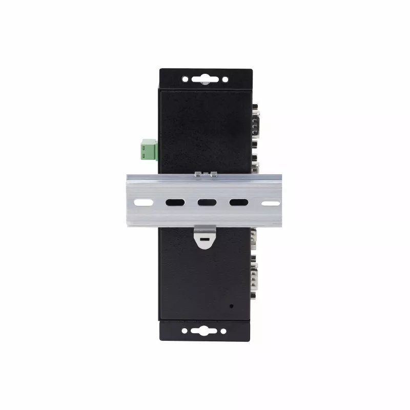 StarTech.com 4-pordiline jadaliides Etherneti adapter, IP jadaseadme server kaug-RS232 seadmetele, seinale/DIN-liistule kinnitatav, metallkorpuses, RJ45 LAN DB9 jadamuundur