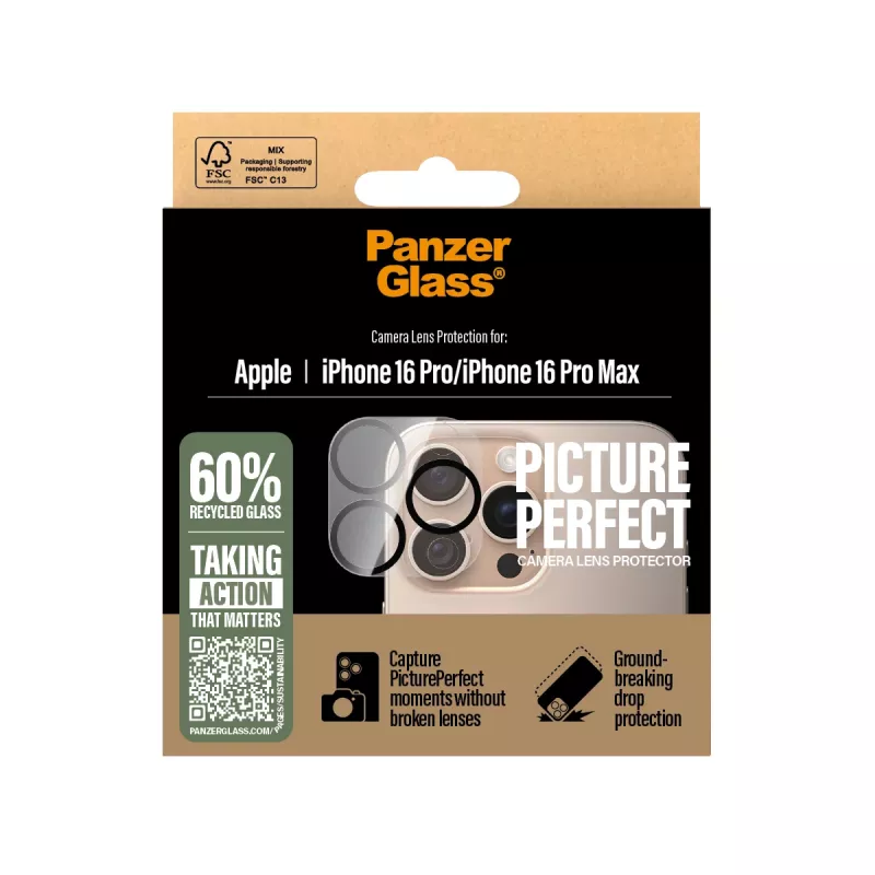 PanzerGlass® PicturePerfect kaamera objektiivi kaitse iPhone 16 Pro | 16 Pro Max