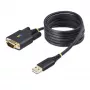 StarTech.com 2 m USB jadaliidese adapterkaabel, COM-i säilitus, vahetatavad kruvid/mutrid, USB-A – DB9 RS232, FTDI IC, ESD-kaitse, Windows/macOS/Linux
