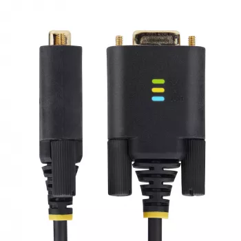 StarTech.com 2 m USB jadaliidese adapterkaabel, COM-i säilitus, vahetatavad kruvid/mutrid, USB-A – DB9 RS232, FTDI IC, ESD-kaitse, Windows/macOS/Linux