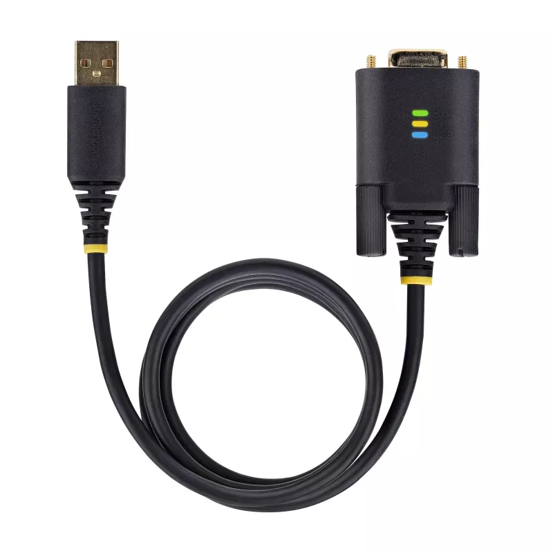 StarTech.com 2 m USB jadaliidese adapterkaabel, COM-i säilitus, vahetatavad kruvid/mutrid, USB-A – DB9 RS232, FTDI IC, ESD-kaitse, Windows/macOS/Linux