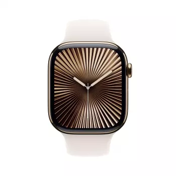 Nutikell Apple Watch Series 10 GPS + Cellular 46mm kuldne titaanist korpus Starlight Sport Band M/L