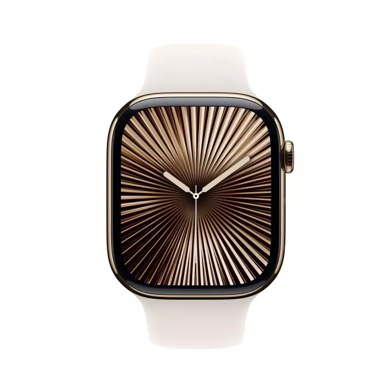 Nutikell Apple Watch Series 10 GPS + Cellular 46mm kuldne titaanist korpus Starlight Sport Band M/L