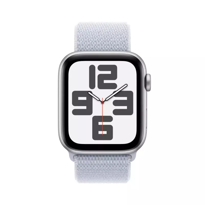 Nutikell Apple Watch SE GPS + Cellular 44mm hõbedane alumiiniumkorpus, sinine pilve spordirihm