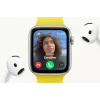Nutikell Apple Watch SE GPS + Cellular 44mm hõbedane alumiiniumkorpus, sinine pilve spordirihm