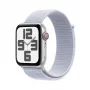 Nutikell Apple Watch SE GPS + Cellular 44mm hõbedane alumiiniumkorpus, sinine pilve spordirihm