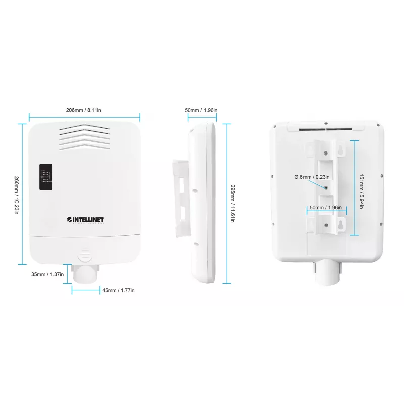 Võrgukommutaator Intellinet 509220 Gigabit Ethernet 5 porti PoE
