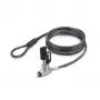 StarTech.com õhuke Lock Noble Wedge® pesaga ühilduv, 1,5 m lukustuskaabel, lauaarvuti vargusvastane turvalahendus sülearvutile/märkmikule, lõikekindel teraskaabel, võtmega lukk