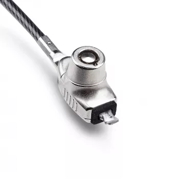 StarTech.com õhuke Lock Noble Wedge® pesaga ühilduv, 1,5 m lukustuskaabel, lauaarvuti vargusvastane turvalahendus sülearvutile/märkmikule, lõikekindel teraskaabel, võtmega lukk