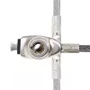 StarTech.com õhuke Lock Noble Wedge® pesaga ühilduv, 1,5 m lukustuskaabel, lauaarvuti vargusvastane turvalahendus sülearvutile/märkmikule, lõikekindel teraskaabel, võtmega lukk