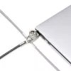 StarTech.com õhuke Lock Noble Wedge® pesaga ühilduv, 1,5 m lukustuskaabel, lauaarvuti vargusvastane turvalahendus sülearvutile/märkmikule, lõikekindel teraskaabel, võtmega lukk