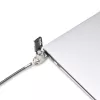 StarTech.com õhuke Lock Noble Wedge® pesaga ühilduv, 1,5 m lukustuskaabel, lauaarvuti vargusvastane turvalahendus sülearvutile/märkmikule, lõikekindel teraskaabel, võtmega lukk