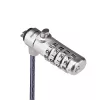 StarTech.com õhuke Lock Nano Slot Ühilduv, 6,6 jala (2 m) lukustuskaabel, laua vargusvastane turvalahendus sülearvutile/märkmikule, lõikekindel teraskaabel, 4-kohaline kombinatsioonlukk