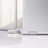 StarTech.com õhuke Lock Nano Slot Ühilduv, 6,6 jala (2 m) lukustuskaabel, laua vargusvastane turvalahendus sülearvutile/märkmikule, lõikekindel teraskaabel, 4-kohaline kombinatsioonlukk