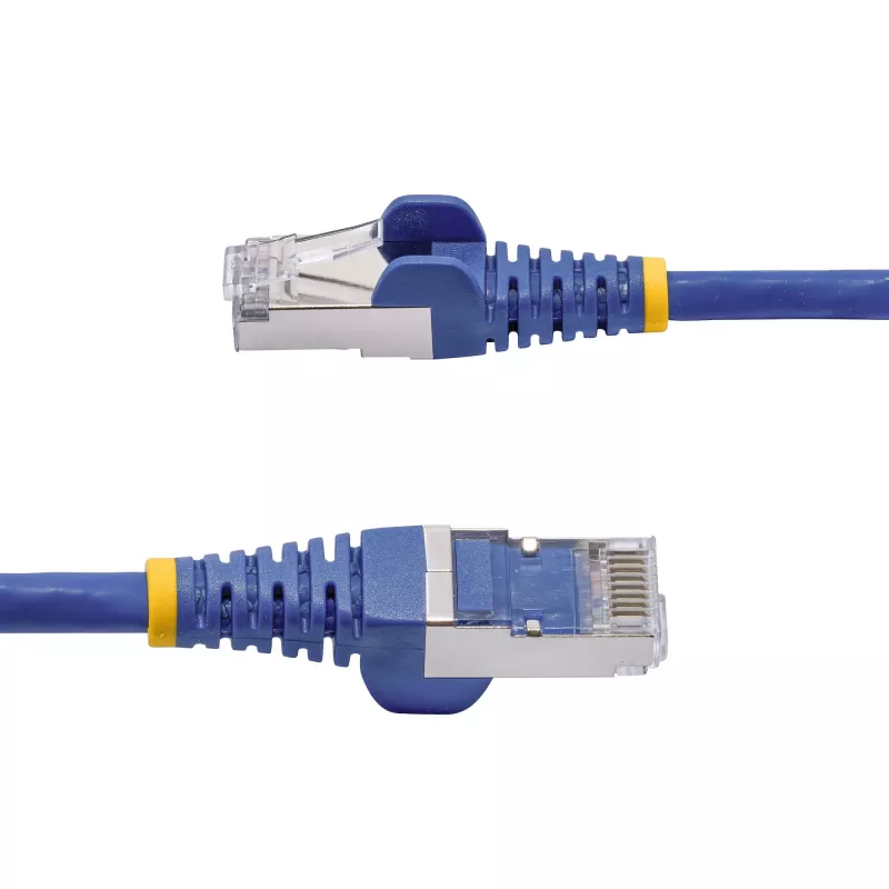 StarTech.com 1m sinine CAT8 Etherneti kaabel, haardumisvaba RJ45, 25G/40G, 2000MHz, 100W PoE++, S/FTP, 26AWG puhtast vasest juhe, LSZH, varjestatud võrgu ühendusjuhe tõmbetugevdustega, individuaalselt testitud
