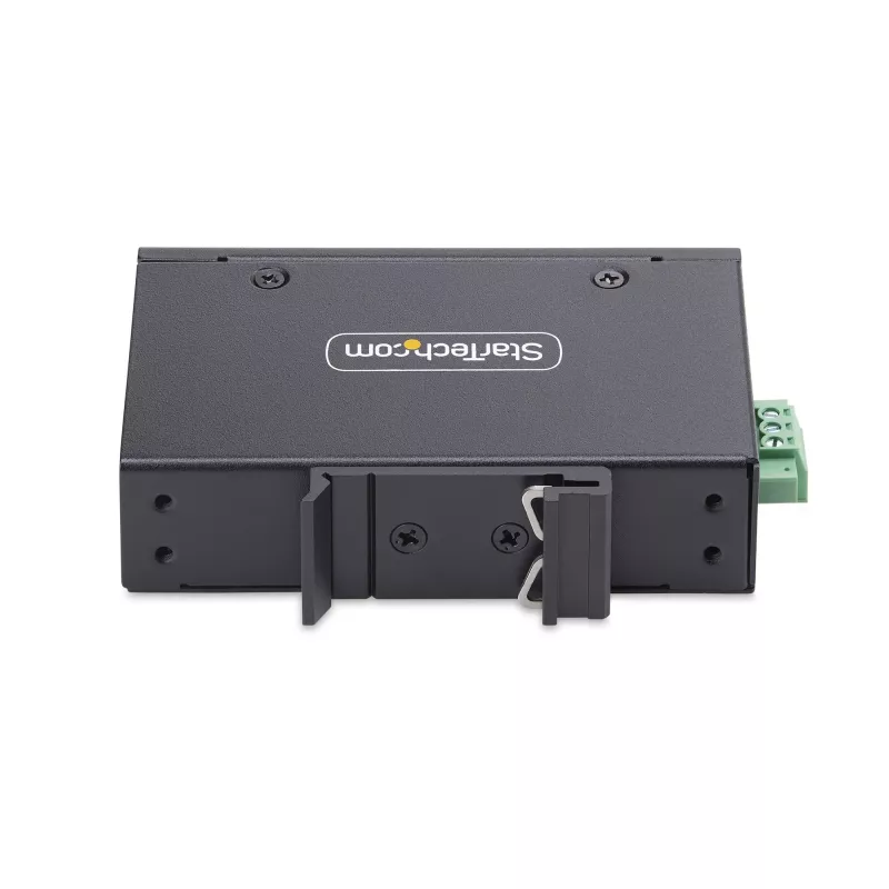 StarTech.com 5-pordine haldamata tööstuslik võrgukommutaator, 100/1000 Ethernet, DIN-liistule/seinale kinnitatav, vastupidav IP30 gigabitine kommutaator, -40°F–167°F, 9–60 V alalisvool, TAA-ga kooskõlas