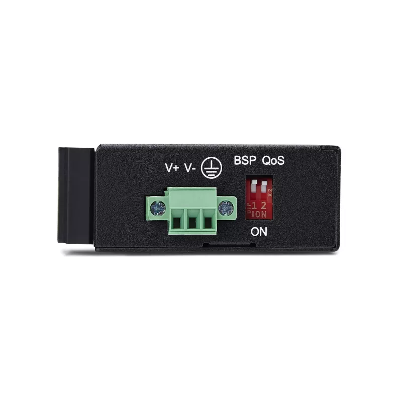 StarTech.com 5-pordine haldamata tööstuslik võrgukommutaator, 100/1000 Ethernet, DIN-liistule/seinale kinnitatav, vastupidav IP30 gigabitine kommutaator, -40°F–167°F, 9–60 V alalisvool, TAA-ga kooskõlas