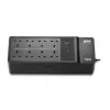 APC Back-UPS, 500VA/300W põranda/seinale kinnitatav, 230V, 8x UNEL pistikupesa, USB Type-A port, kasutaja vahetatav aku