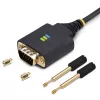 StarTech.com 0,3 m (30 cm) USB-jadaadapteri kaabel, COM-pordi säilitus, vahetatavad mutrid/kruvid, USB-A DB9 RS232-le, FTDI kiip, ESD-kaitse, Windows/macOS/Linux