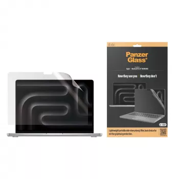 Ekraanikaitse PanzerGlass Dual Privacy MacBook Pro 16 tolli M1 M2 M3 M4 Läbipaistev