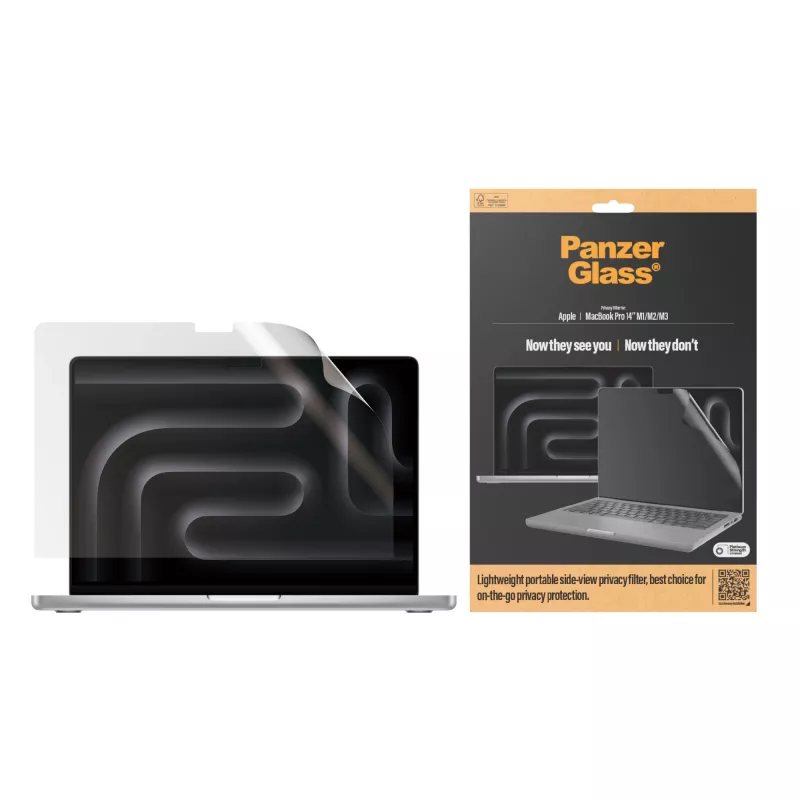 Ekraanikaitse PanzerGlass Dual Privacy MacBook Pro 14 tolli M1 M2 M3 M4