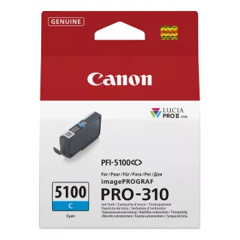 Canon PFI-5100 C tindikassett 1 tk Originaal tsüaan